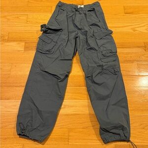 Zara Women's Gray Blue Cargo Pants